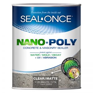 Seal Once Nano-Poly Concrete and Masonry