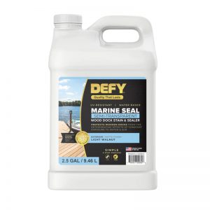 Defy marine dock seal Defy stain